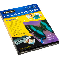Lamineringsfickor A4 Självhäftande 80 micron
