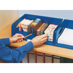 Leitz Sorty Standard brevkorg, tvärformat, blå