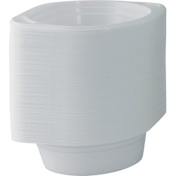 Plasttallerken suppe / dyb tallerken 500 ml