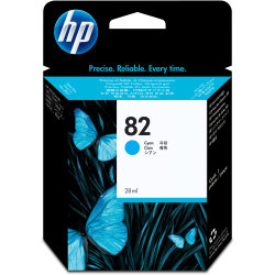 HP nr.82/C4911A blækpatron, blå, 69 ml