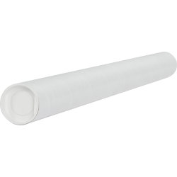 Papprör med lock, Ø50 x 1,5 x 745 mm