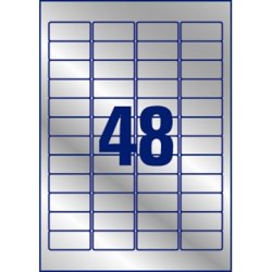 Avery L6009-20 slitstarka etiketter, 45,7 x 21,2 m