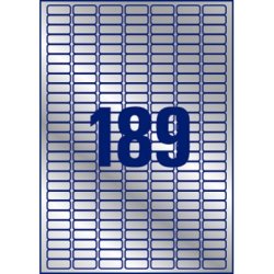 Avery L6008 Etiketter | 25,4x10 mm | 3780 st.