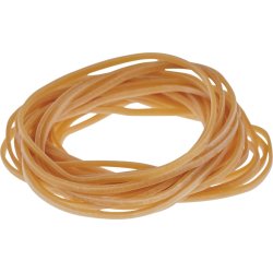 Gummiband nr 18, 1000 g, 80 mm, brun