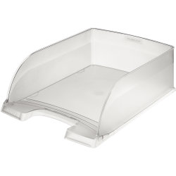 Leitz Plus Jumbo brevkorg, genomskinlig