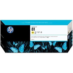 HP nr 81/C4933A bläckpatron, gul