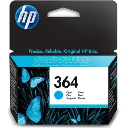 HP nr 364/CB318EE bläckpatron, cyan, 300 s