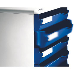 Leitz förvaringsbox med 5 lådor, blå