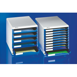 Leitz förvaringsbox med 5 lådor, blå