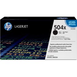 HP 504/CE250X lasertoner, svart, 10 500 s