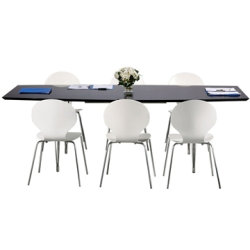 Thor konferensbord 240x110/90, svart