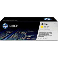 HP nr 305A/CE412A lasertoner, gul, 2600 s