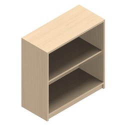 Jive hylla med 2 fack, björkfanér, D42 cm