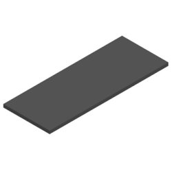 Jive ekstra hylde antracit dekor laminat D42 cm