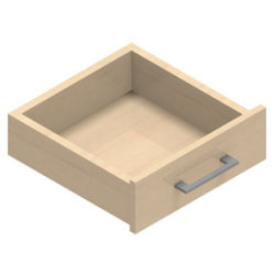 Jive+ enkel låda med lås björkfanér Djup 35 cm