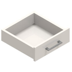 Jive+ enkel låda med lås vit dekorlaminat D35 cm