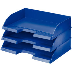 Leitz Plus Jumbo brevkorg, tvärformat, svart