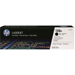 HP 128A/CE320AD 2x Lasertoner, sort