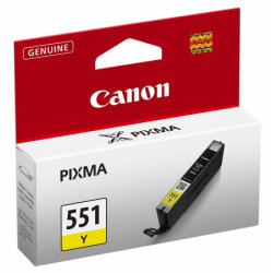 Bläckpatron Canon PFI-551 Y Gul 7 ml