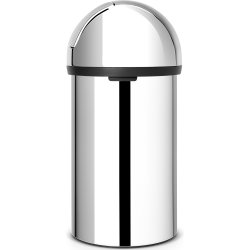 Brabantia Push Bin 60 liter, blankt stål