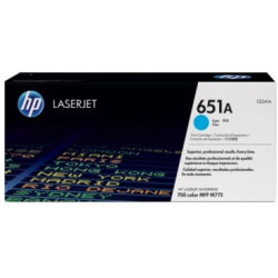 HP 651A/CE341A lasertoner, blå, 16 000 s