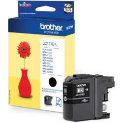 Brother LC121BK bläckpatron, svart, 300 s