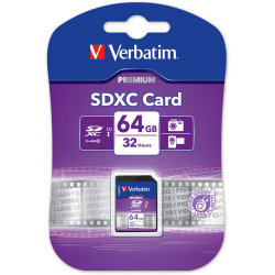 Verbatim SDXC 64 GB Class 10 minneskort