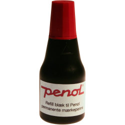 Penol marker refill 25ml, rød