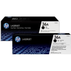HP 36A/CB436AD lasertoner, svart, 2x2000 s