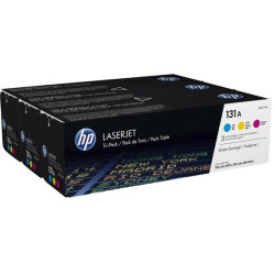 HP 131A/U0SL1AM lasertoner, flerpack CYM