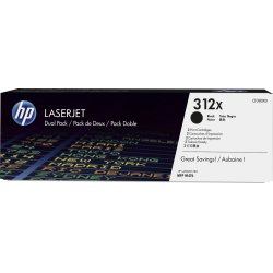 HP nr 312X/CF380XD lasertoner, svart, 2 x 4400 s