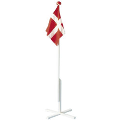 Flaggstång med Dannebrogflagga, 150 cm
