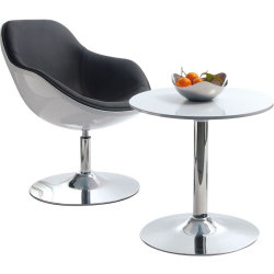 Prato Loungebord Ø 60 cm hvid
