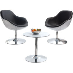 Prato Loungebord Ø 60 cm hvid