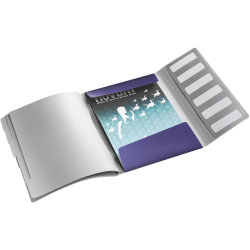 Leitz Style sorteringsmappe 6-delt, blå