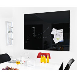 Magnetisk glastavla Naga 120x150 cm svart