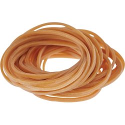 Gummiband nr 16, 500 g, 60 mm, brun