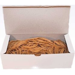 Gummiband nr 16, 500 g, 60 mm, brun