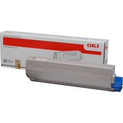 Lasertoner OKI 44844508 Svart 10 000 sidor