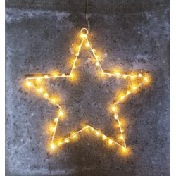 Liva Stjärna, 80 LED, Ø70 cm, vit