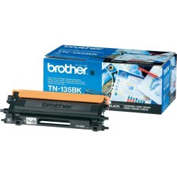 Brother TN135BK  lasertoner, sort, 5000s