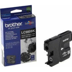 Bläckpatron Brother LC980BK Svart 300 sidor