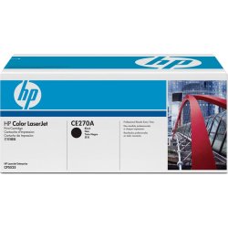 HP CE270A lasertoner, sort, 13500s