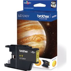 Bläckpatron Brother LC1240Y Gul 600 sidor