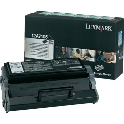 Lasertoner Lexmark 12A7405 Svart 6000 sidor