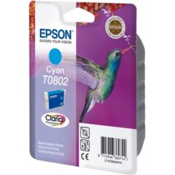 Epson nr.T0802/C13T08024011 bläckpatron, blå, 300s