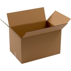 Kartonglåda 1-lagers, 580x379x347 mm