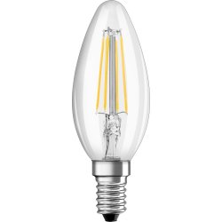 Osram Retro LED Kronljus, klar, E14, 4 W =40 W