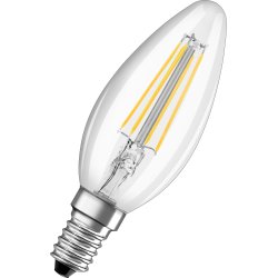 Osram Retro LED Kronljus, klar, E14, 4 W =40 W