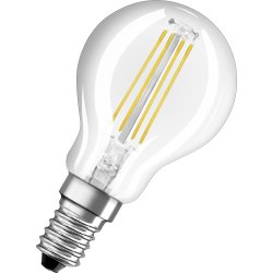 Osram Retro LED Kronljus, klar, E14, 4 W = 4 0W